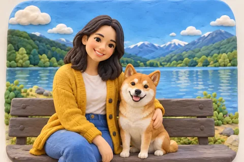粘土細工の3Dの見本
