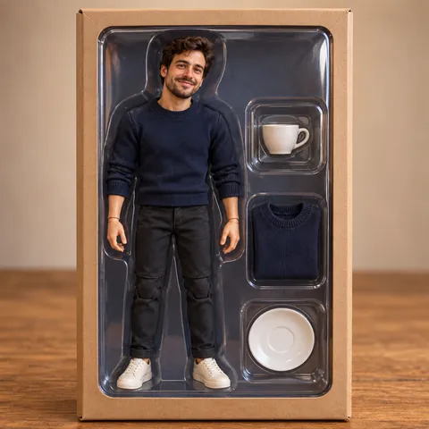 箱入りのフィギュアの作例